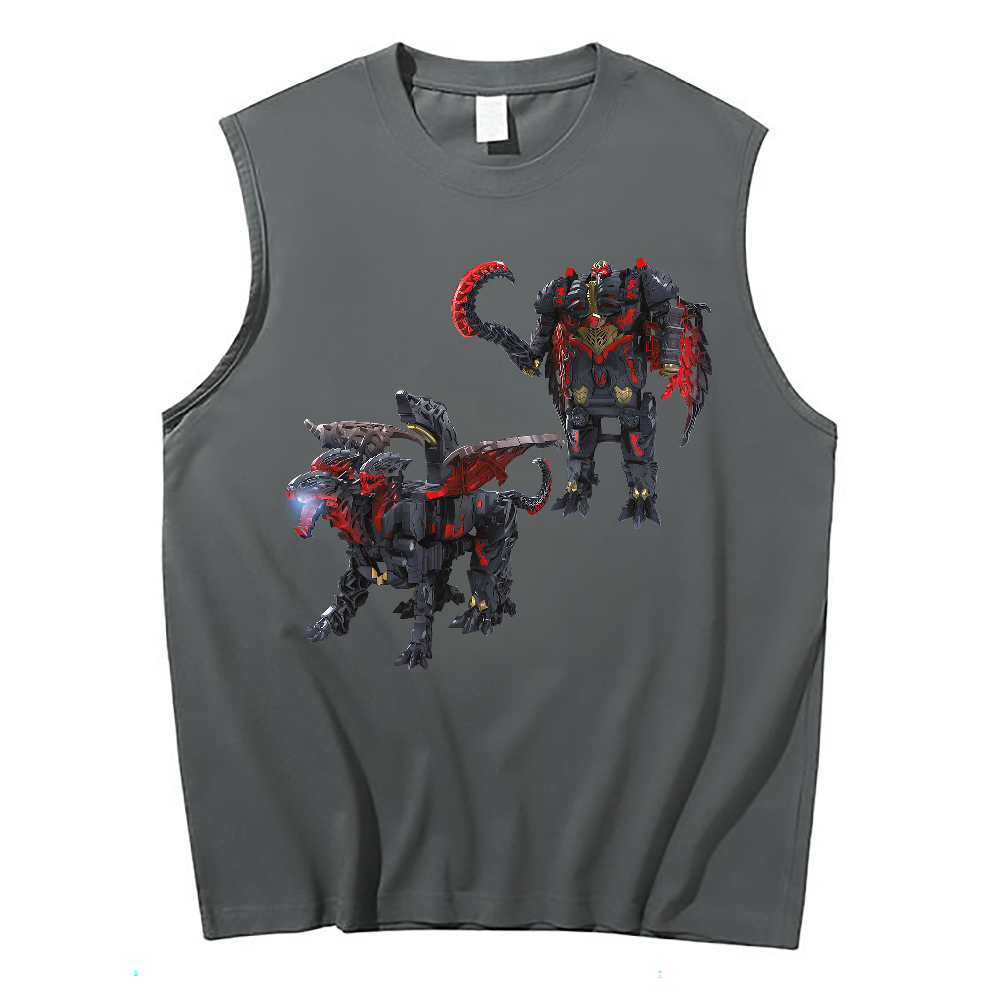 （画像用） Transformers トランスフォーマー コットン100％タンクトップ（フロントプリント）
